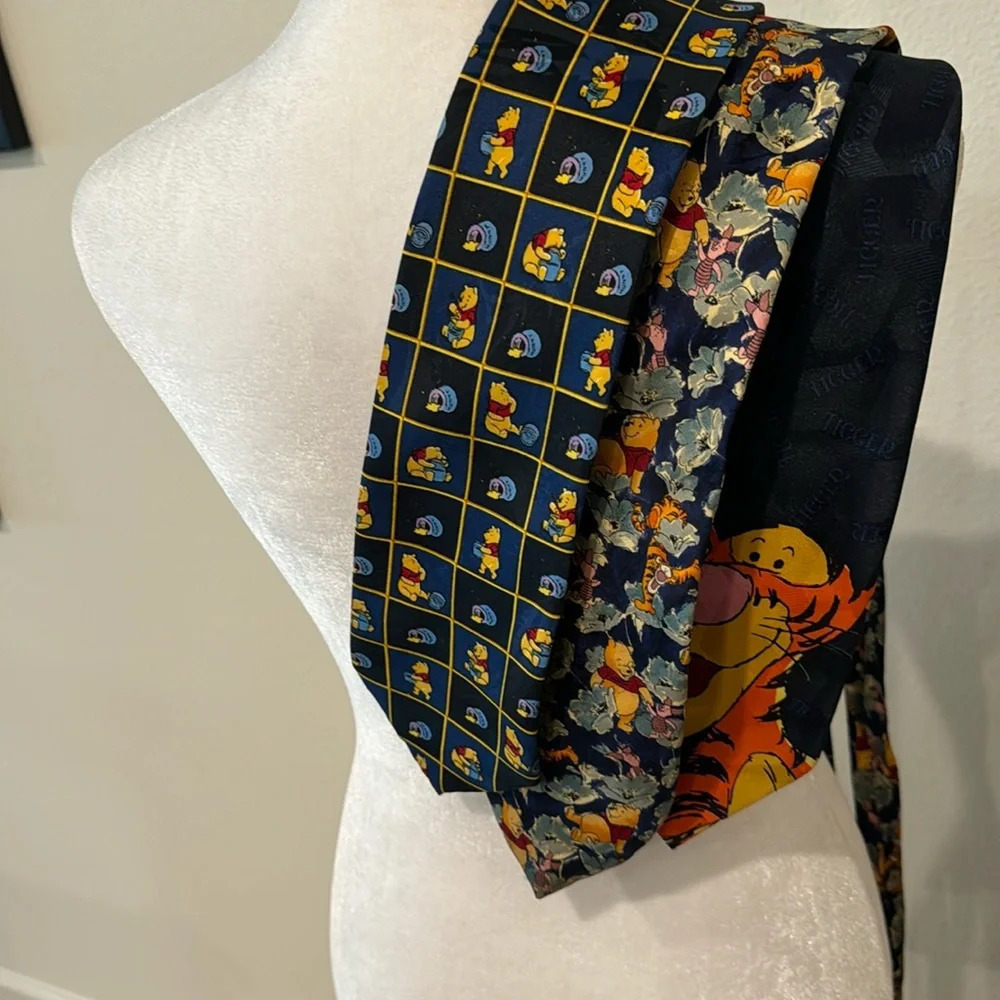Bundle of three Winnie The Pooh ties
